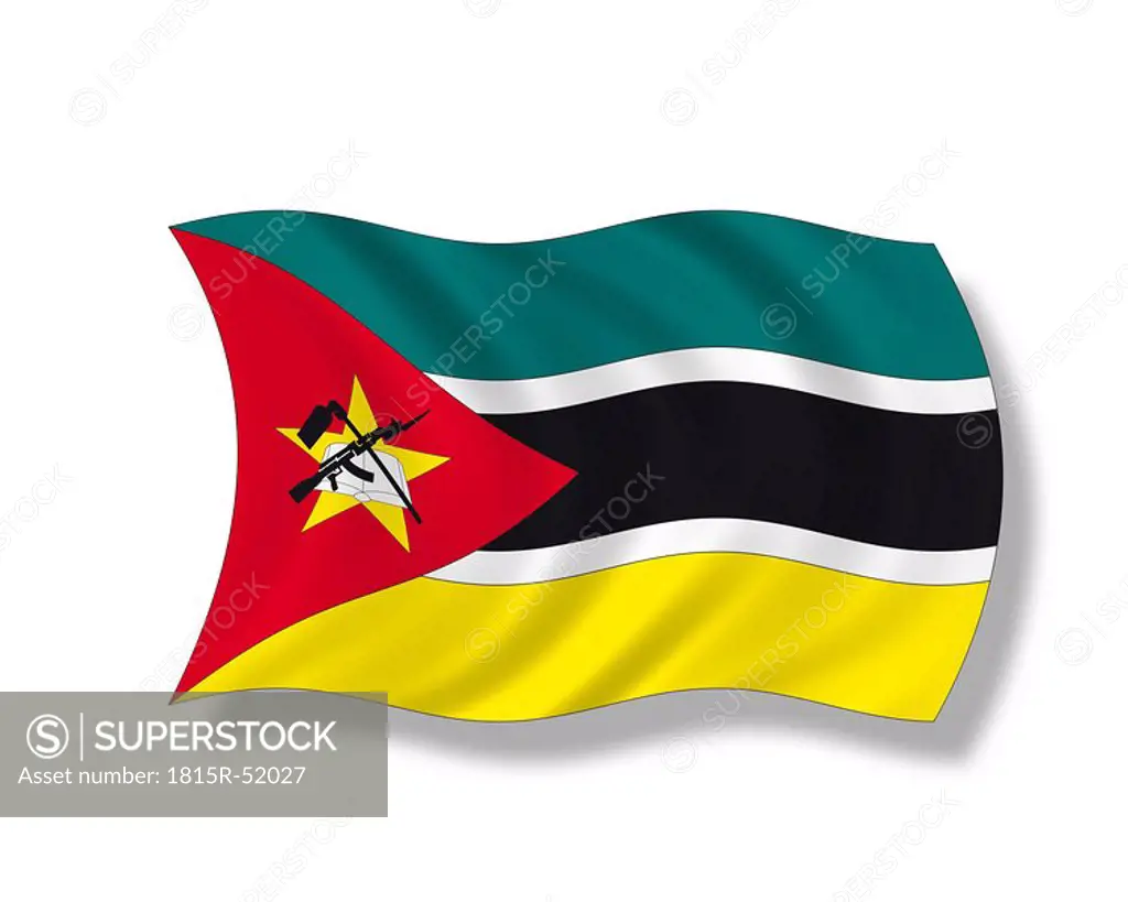 Illustration, Flag of Mozambique