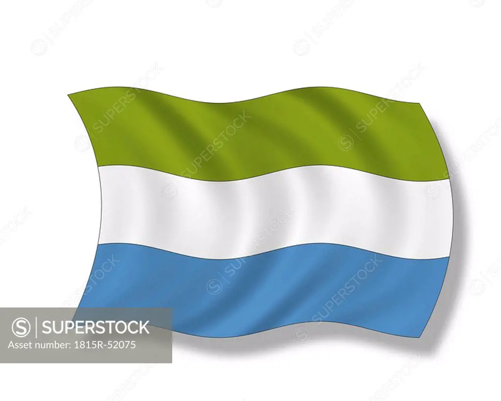 Illustration, Flag of Sierra Leone