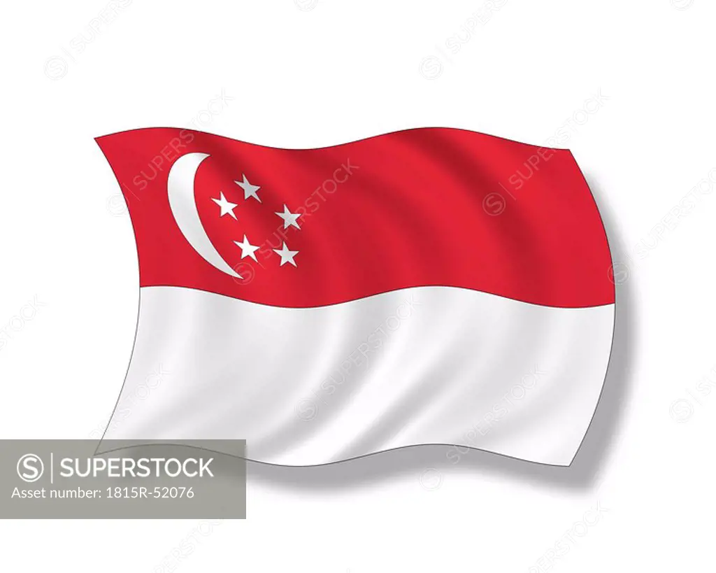 Illustration, Flag of Singapore