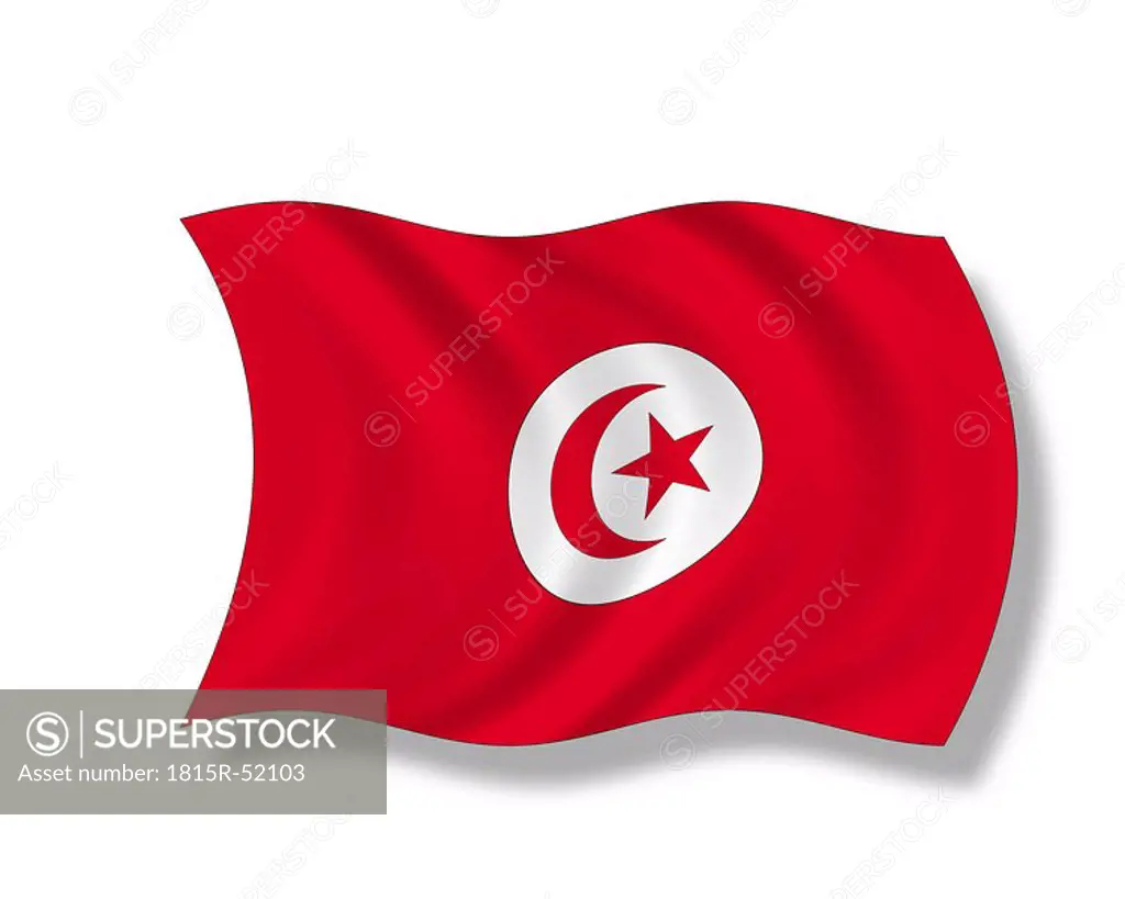 Illustration, Flag of Tunisia
