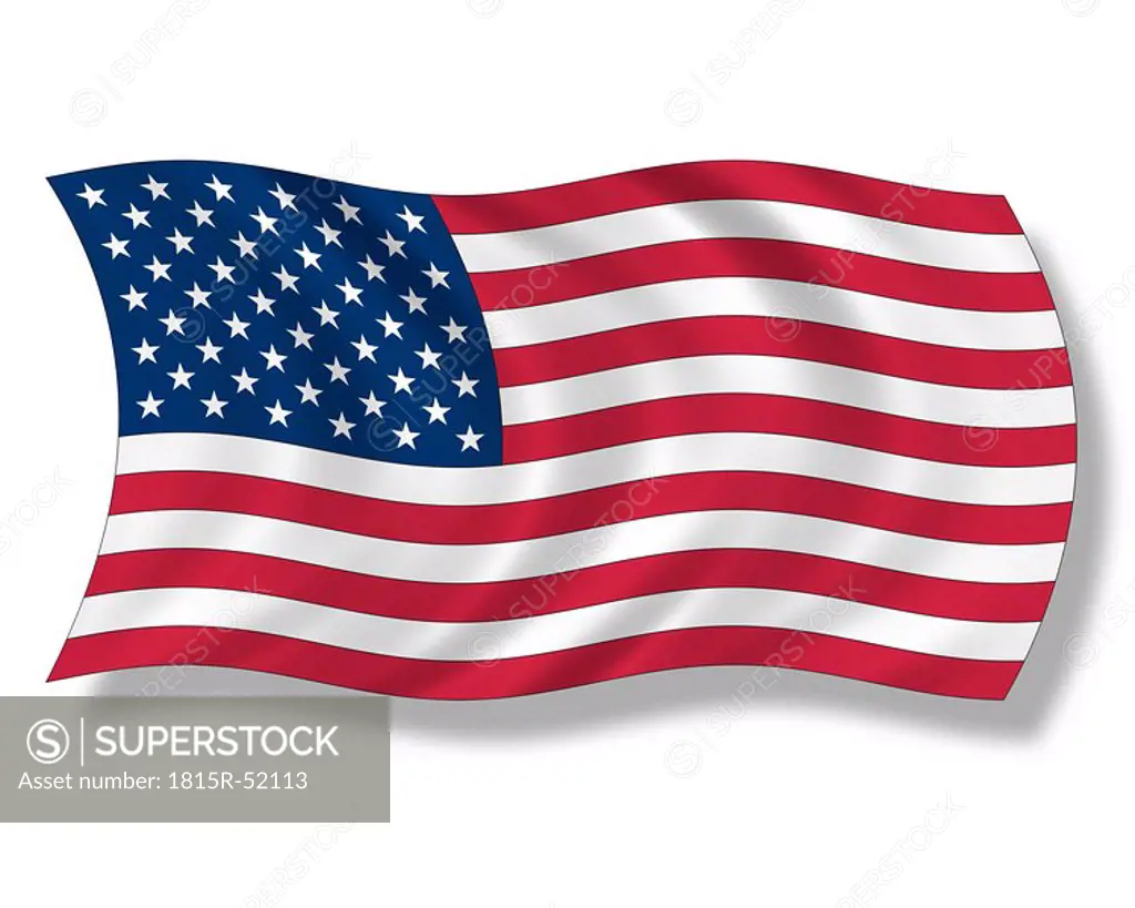 Illustration, Flag of United States of America
