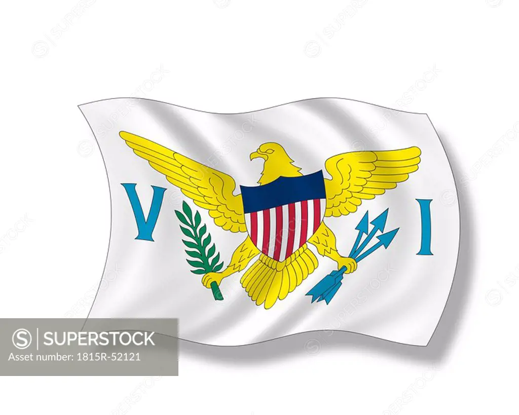 Illustration, Flag of United States Virgin Islands