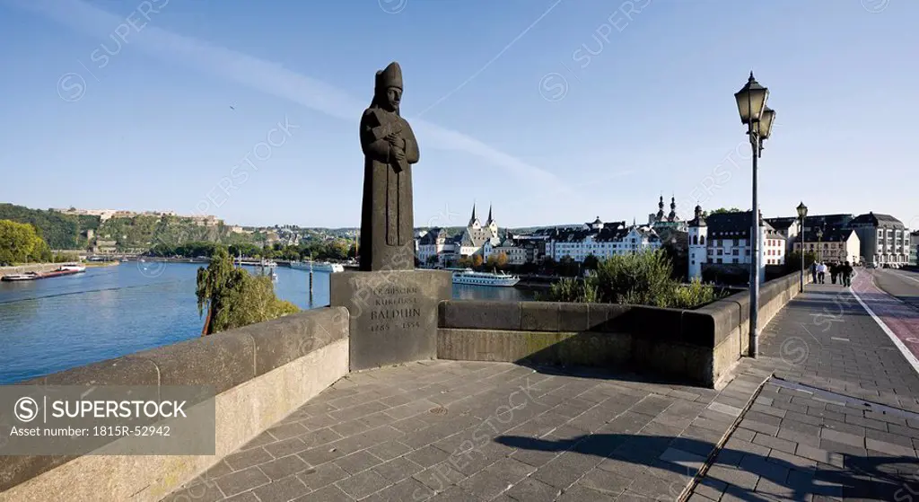 Germany, Rhineland_Palatinate, Koblenz, Balduin Bridge