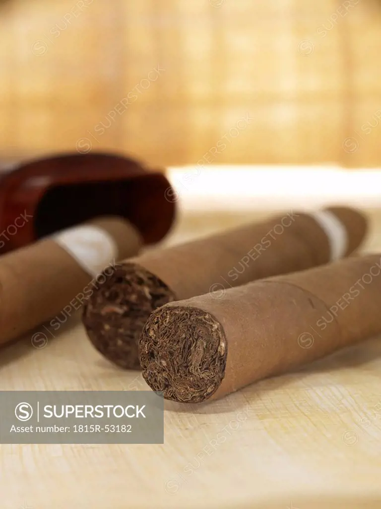 Cigars and case