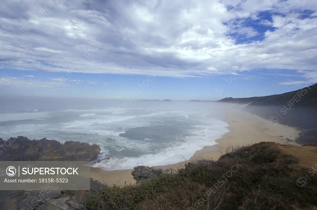 Brenton-on-Sea, morning mist, Garden Route, Western Cape, South Africa