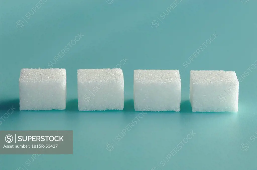 Sugar cubes in a row