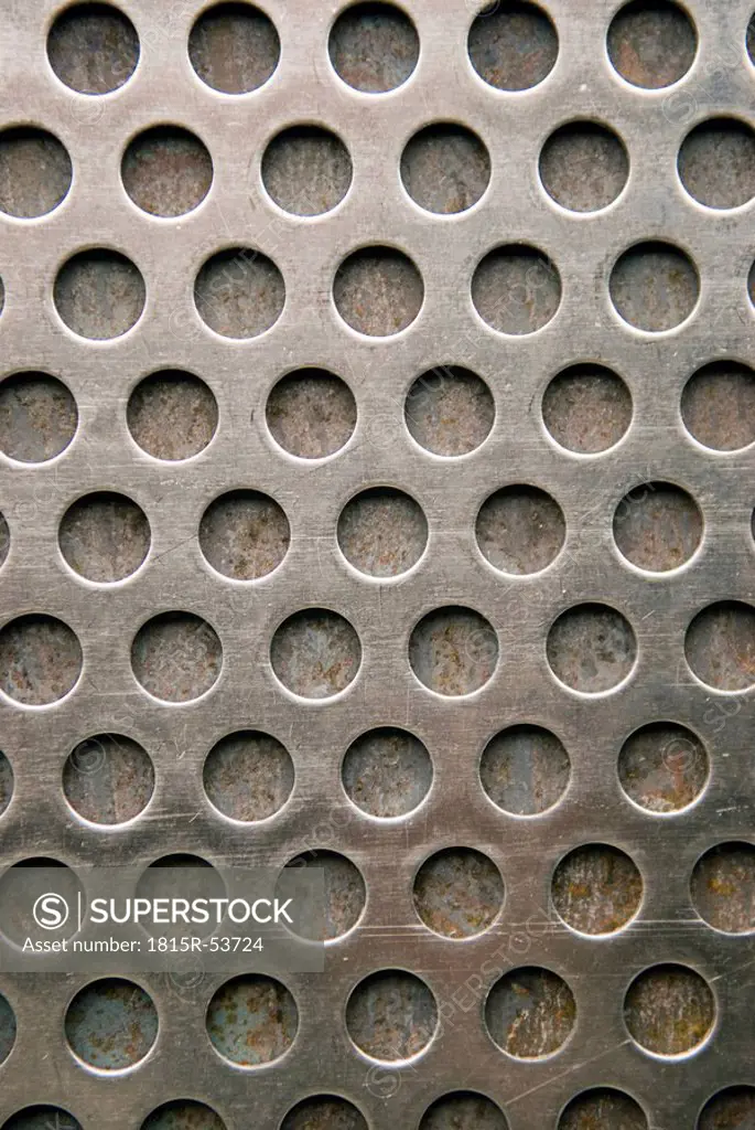 Perforated Steel full frame, close_up