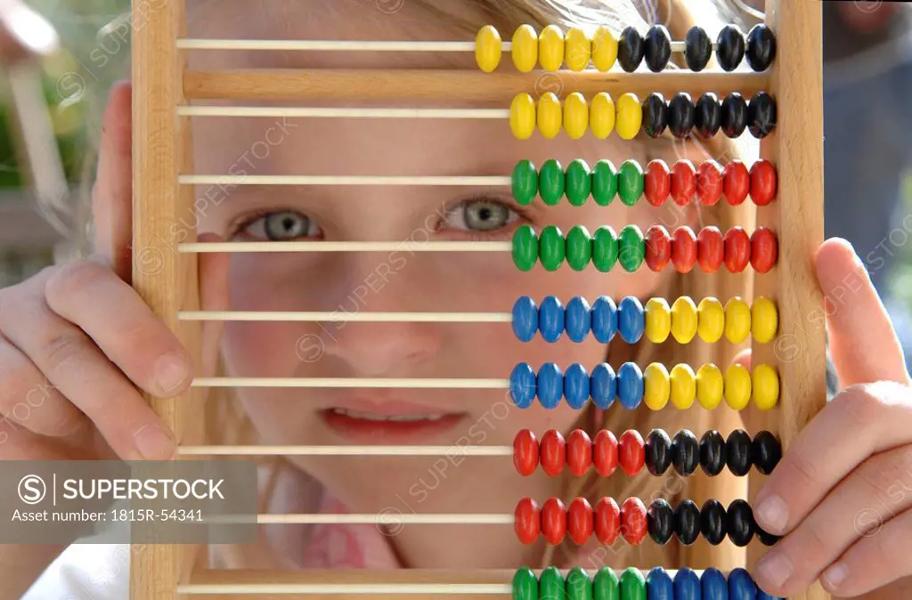 Girl 7_8 with Abacus, close_up