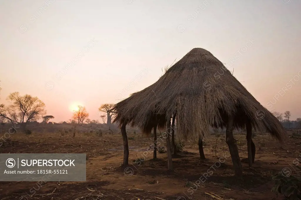 Africa, Sambia, African hut