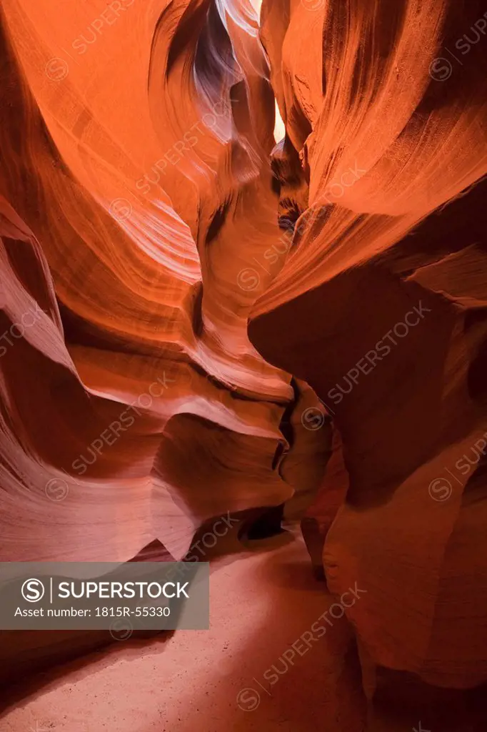 USA, Arizona, Upper Antelope Canyon, Sandstone walls