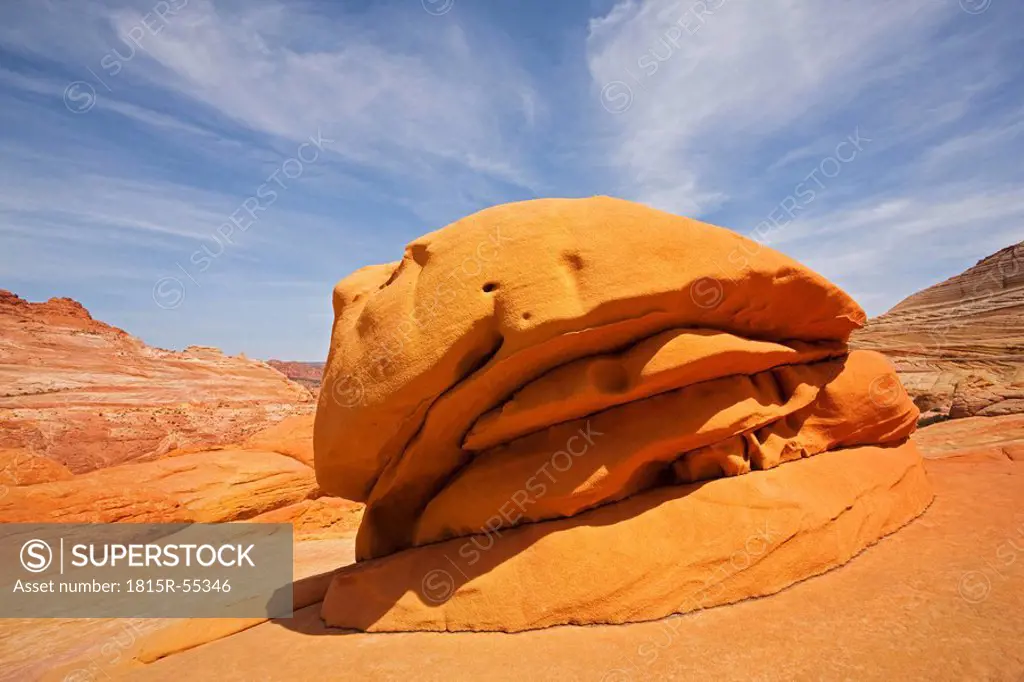USA, Utah, North Coyote Buttes, Rock formations