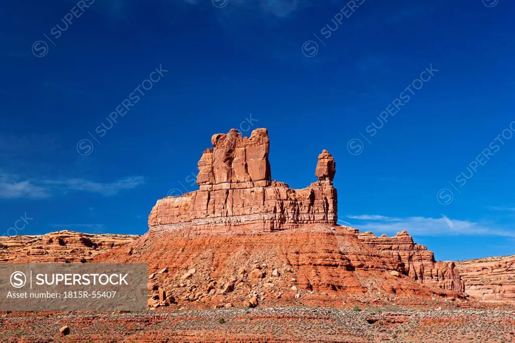 USA, Utah, Valley of the Gods, Desert scenery