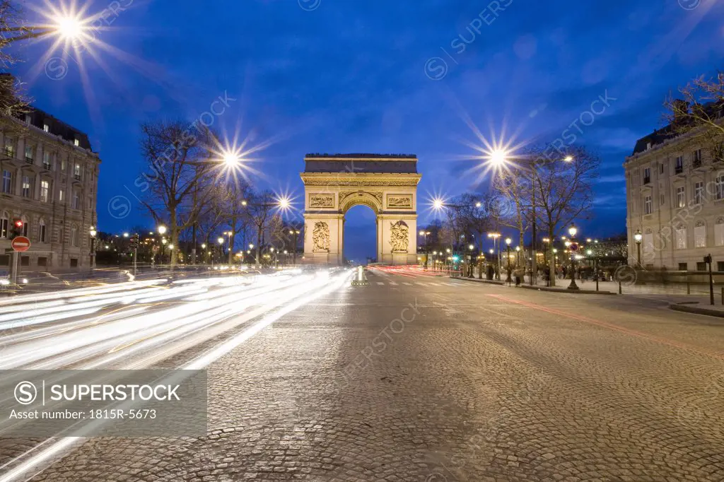 France, Paris, Arc de Triomphe, Charles de Gaulle square