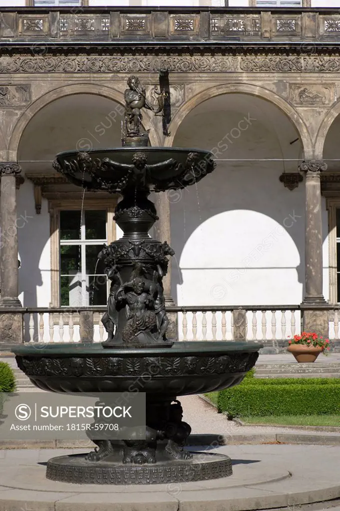 Czech Republic, Prague, Royal Garden, The Singing Fountain