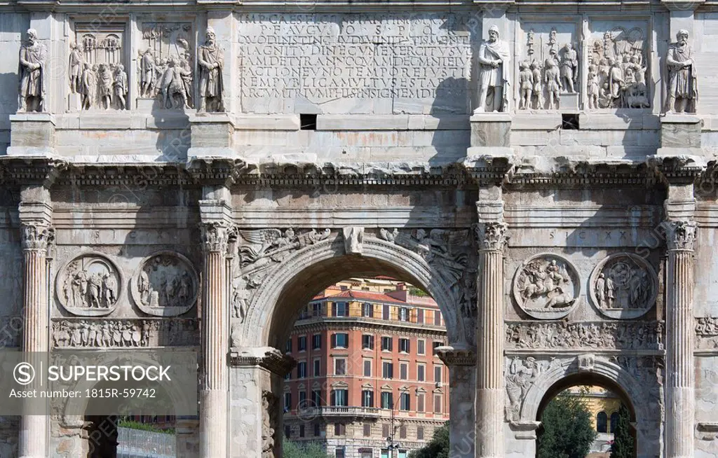 Italy, Rome, Arch of Constantine