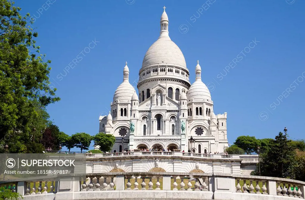 France, Paris, Sacre Coeur, Montmartre