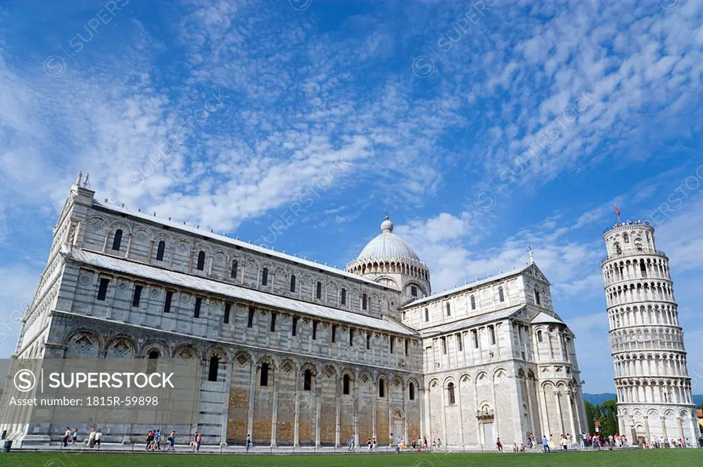 Italy, Tuscany, Pisa, Cathedral and Leaning Tower