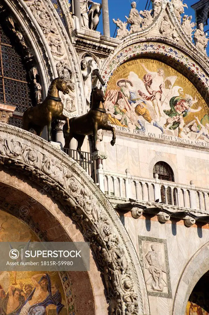 Italy, Venice, Basilica di San Marco, Facade