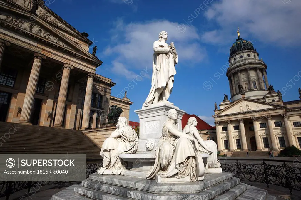 Germany, Berlin, Memorial, Friedrich Schiller, German poet