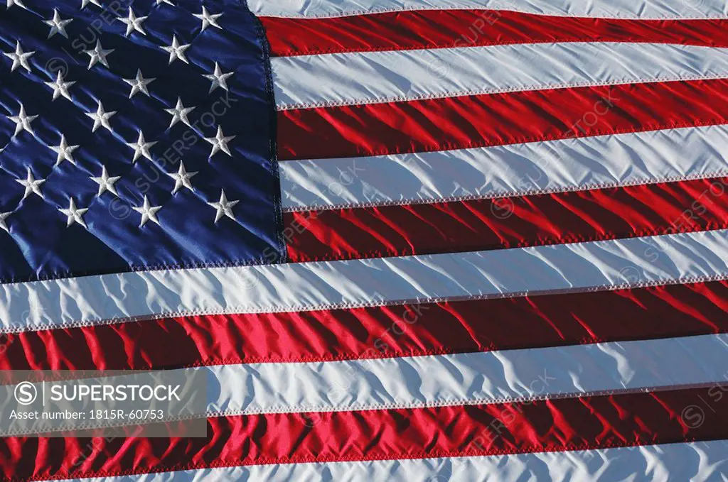 American Flag, full frame, close_up
