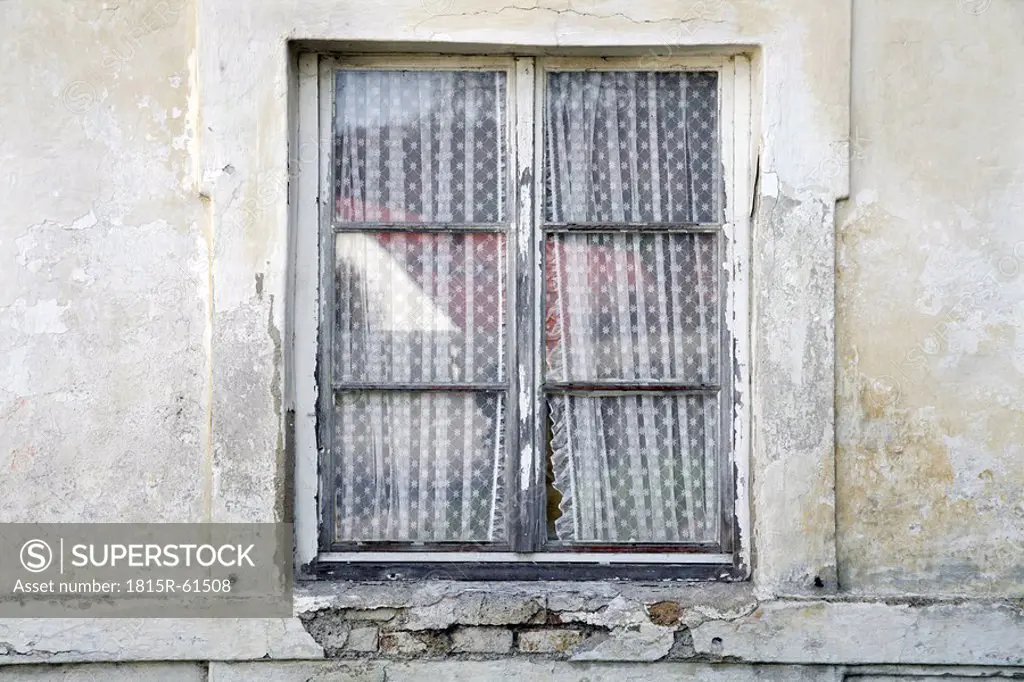 Germany, Bavaria, Old building, closed window