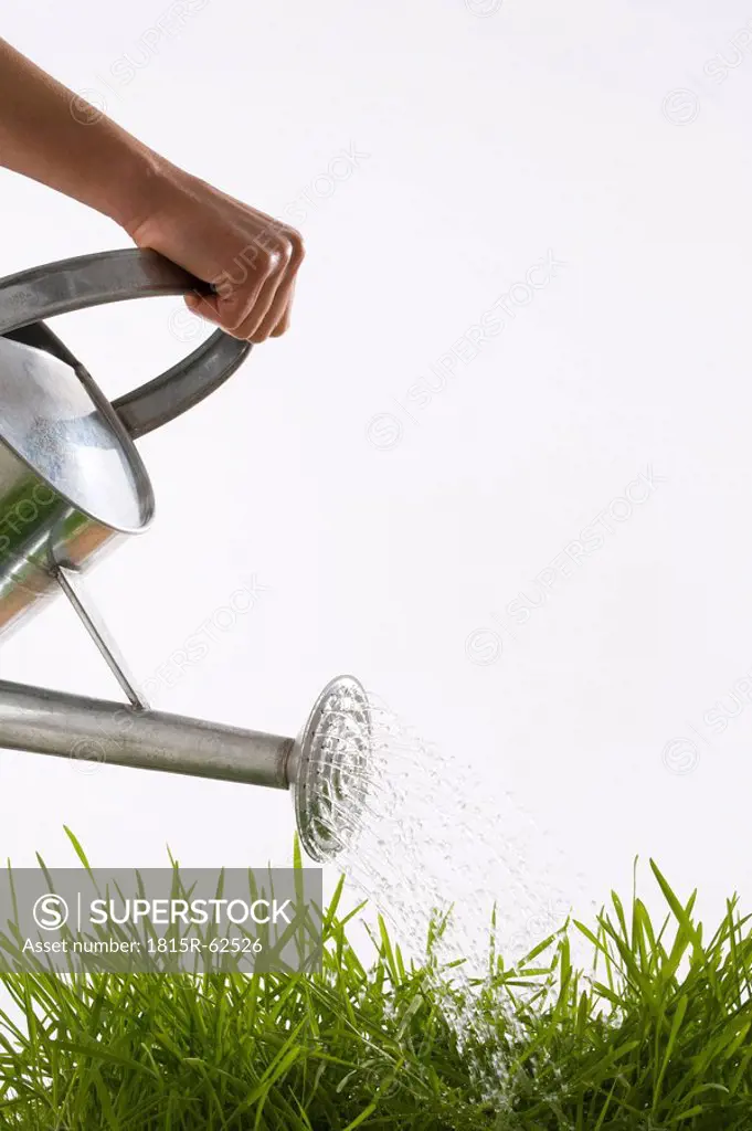 Germany, Baden_W¸rttemberg, Stuttgart, Person Using Watering Can