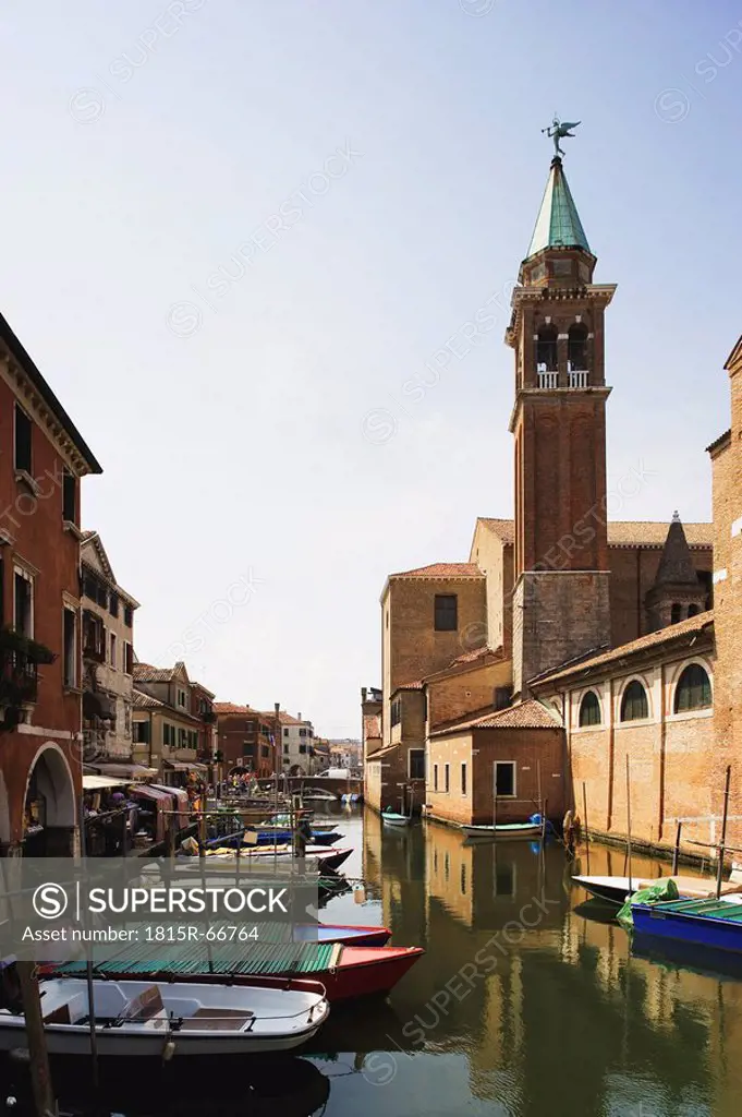 Italy, Chioggia, Vena canal, Fishing harbor