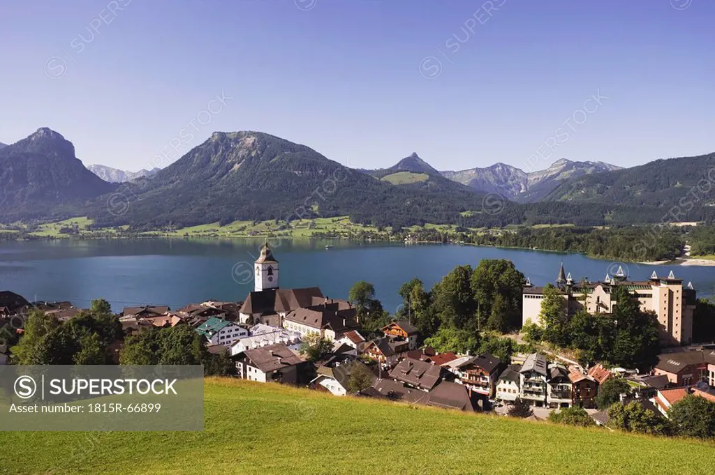 Austria, Lake Wolfgangsee, St Wolfgang, Church of Pilgrimage