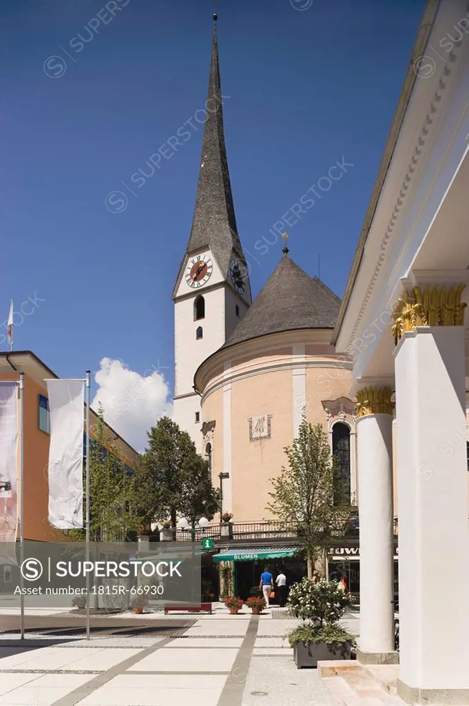 Austria, Bad Ischl, Pump Room and Parish Church