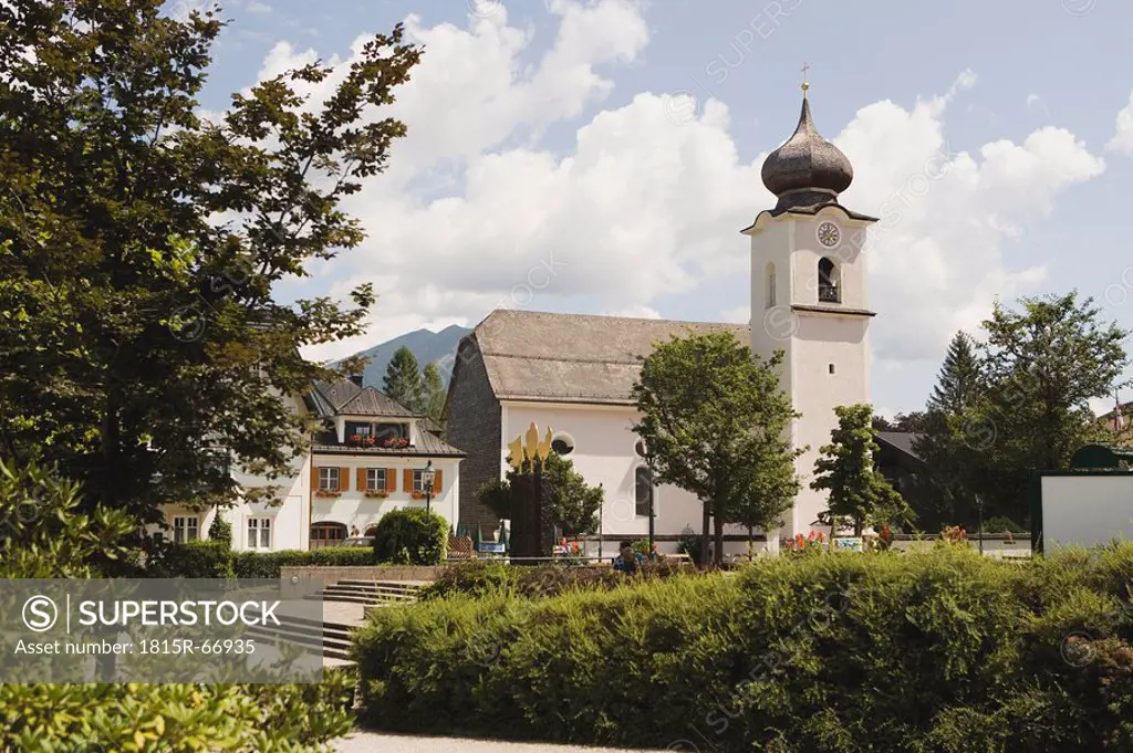 Austria, Salzkammergut, Strobl, St. Sigismund Parish Church