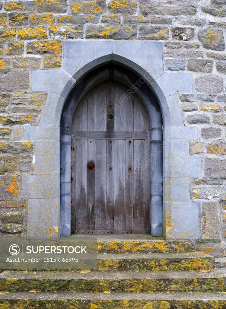 Ireland, Old wooden door