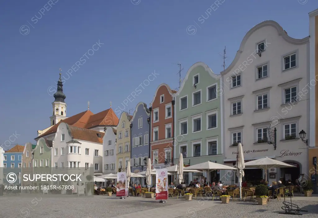 Austria, Schaerding, upper city square