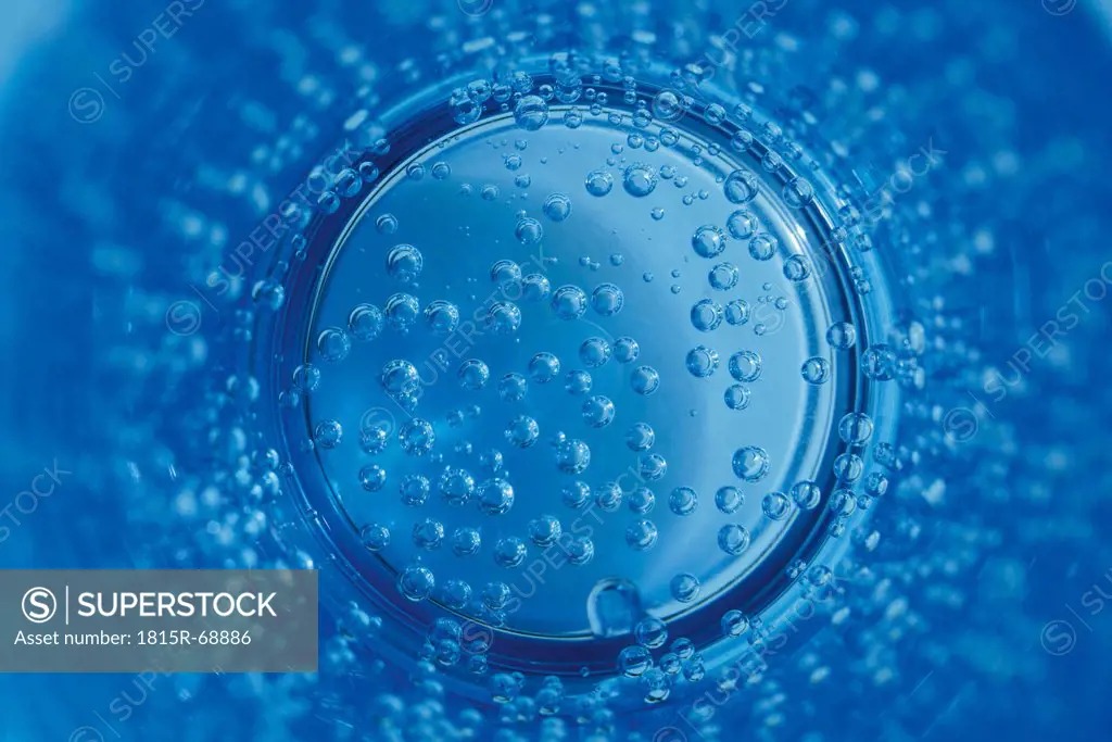Germany, Bavaria, Mineral water in plastic cup, close_up