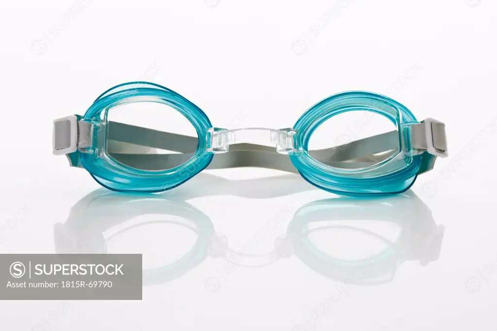 Goggles on white background