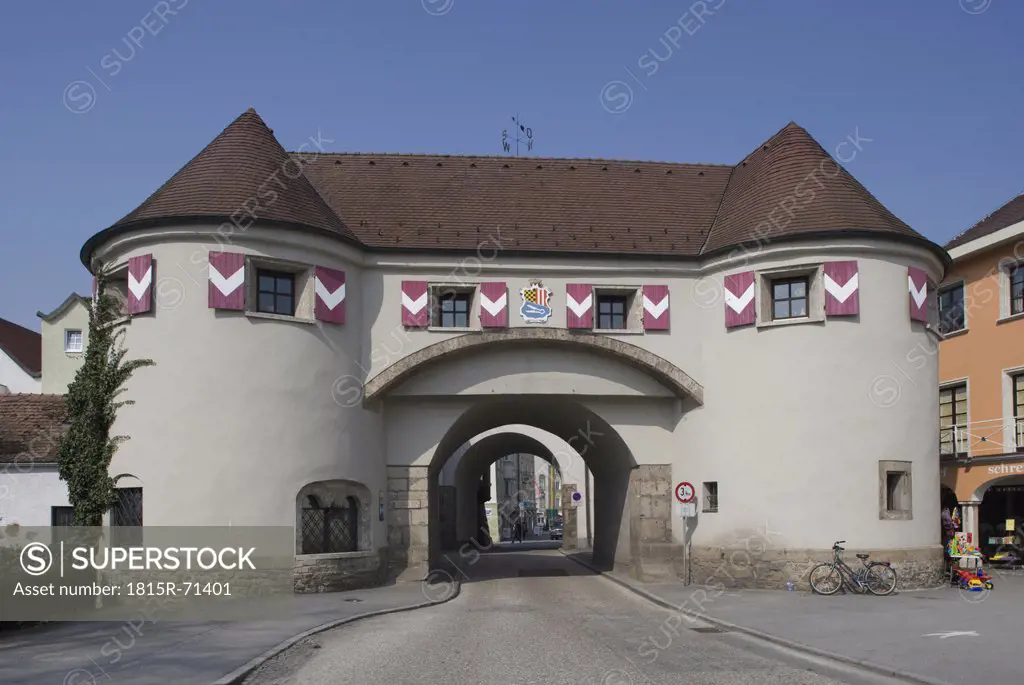 Austria, Schaerding, city gate, Linzer Tor