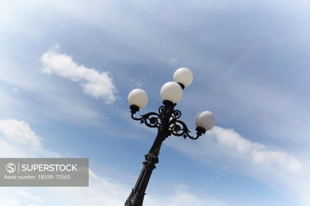 Germany, Hamburg, Lantern against sky