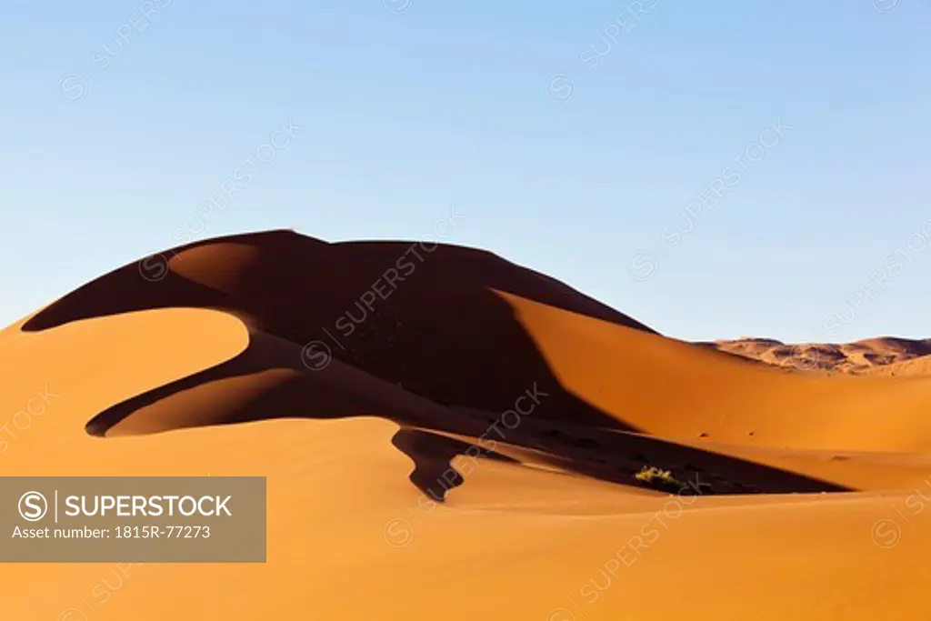 Africa, Namibia, Namib Naukluft National Park, View of sand dunes in the namib desert