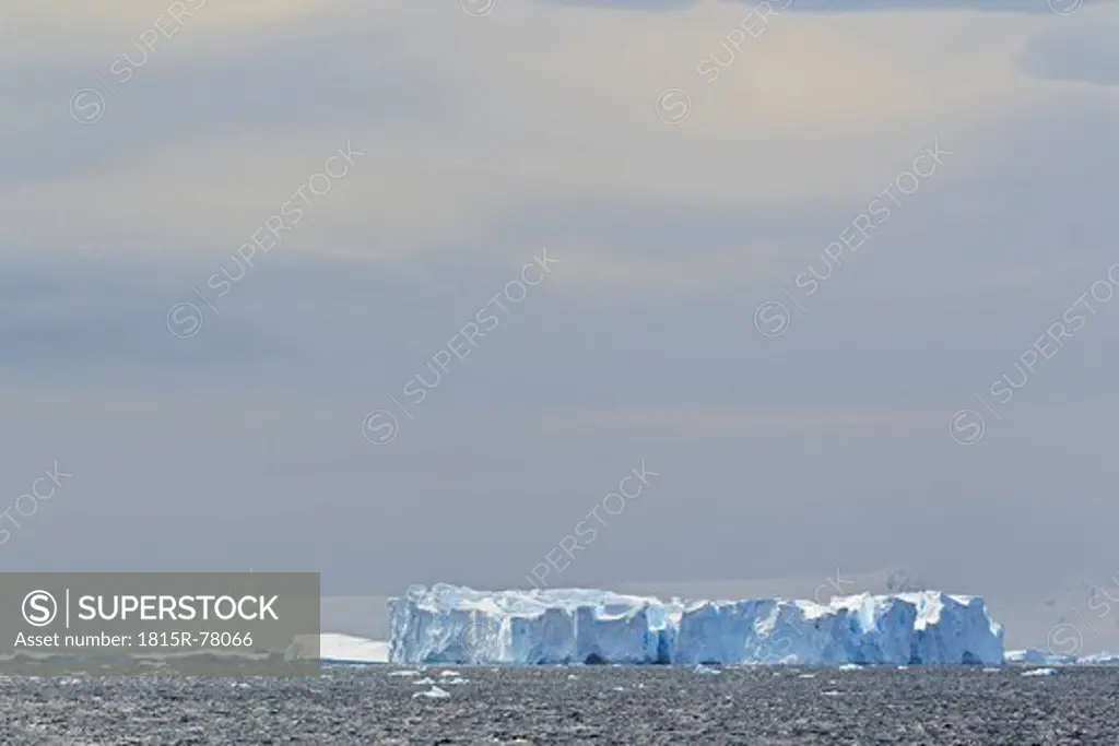South Atlantic Ocean, Antarctica, Antarctic Peninsula, Gerlache Strait, View of icebergs