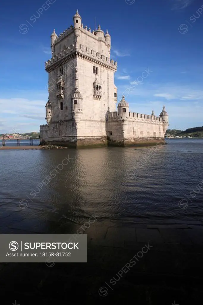Portugal, Estremadura, Lisbon, View of tower of belem