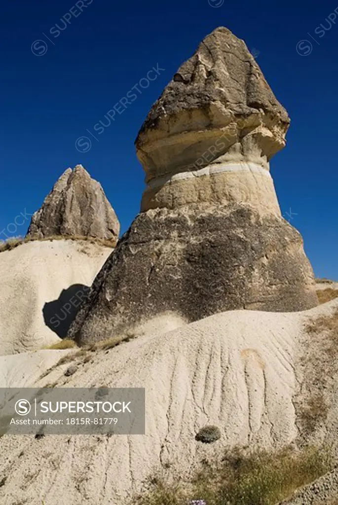 Turkey, Cappadocia, Goreme, View of sword valley