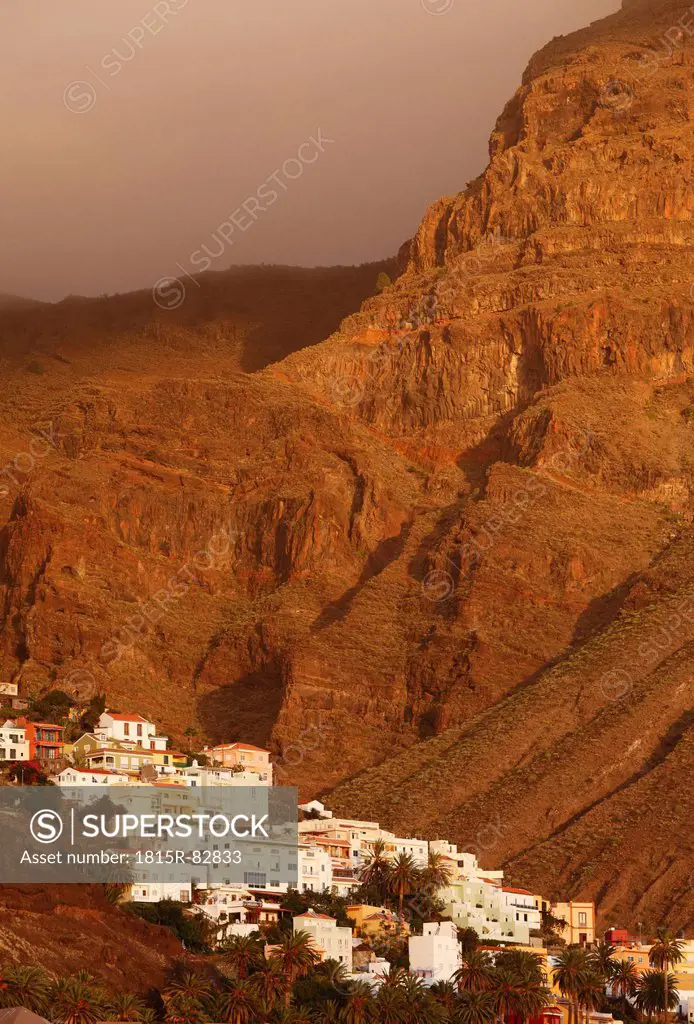 Spain, Canary Islands, La Gomera, View of la calera