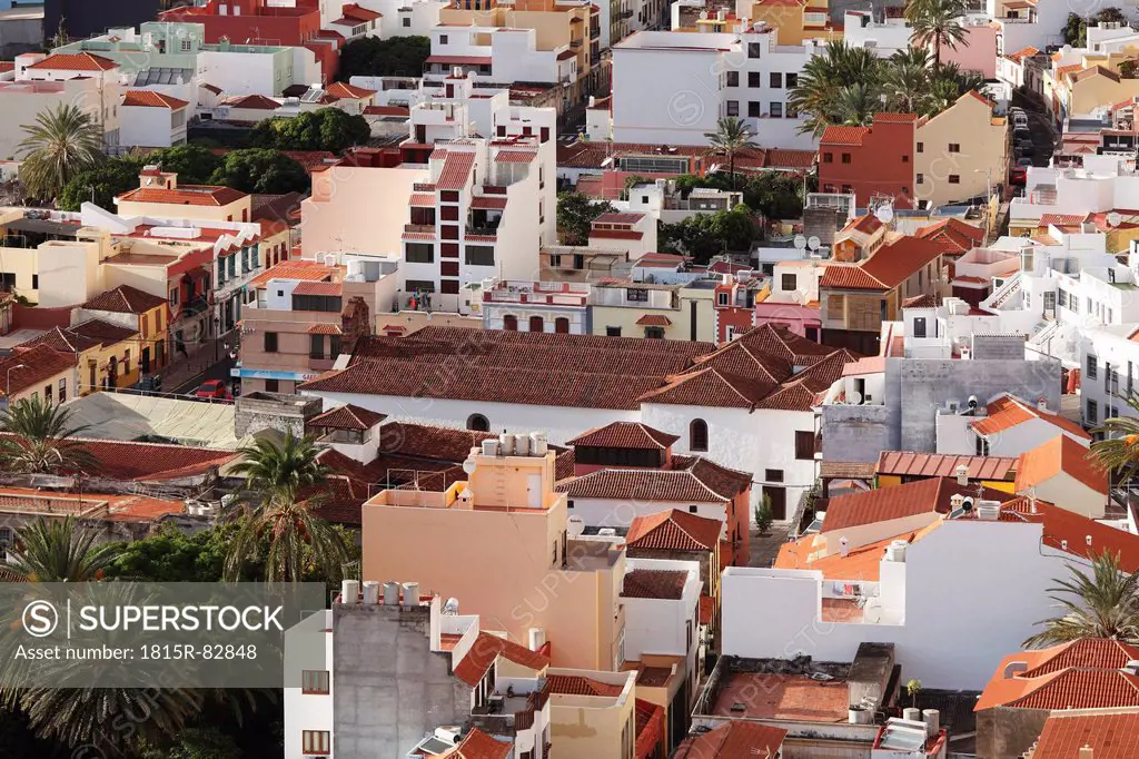 Spain, Canary Islands, La Gomera, View of city