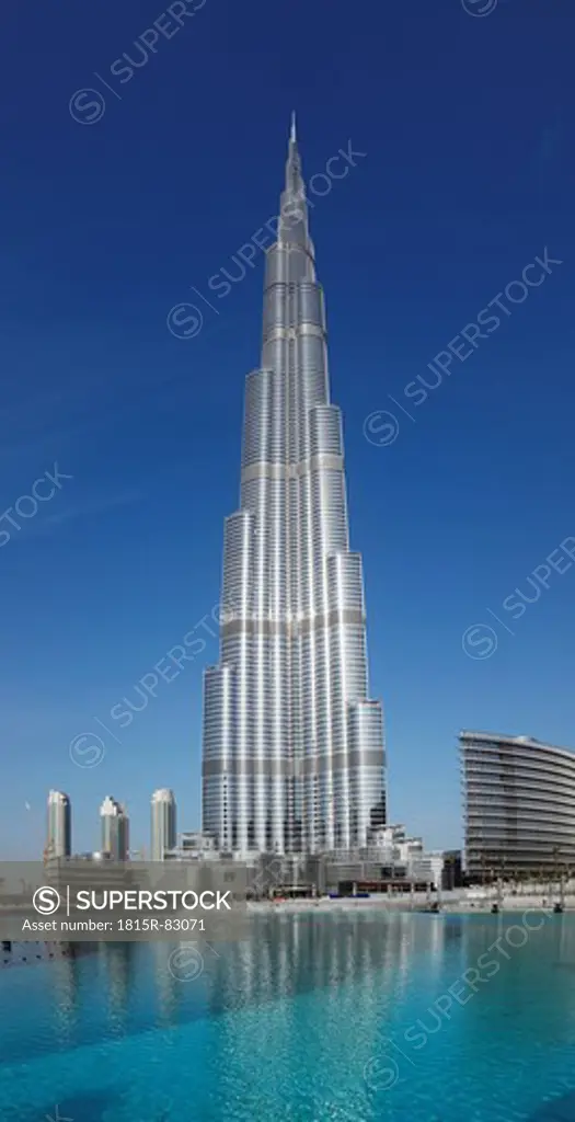 Dubai, United Arab Emirates, View of burj khalifa in dubai city