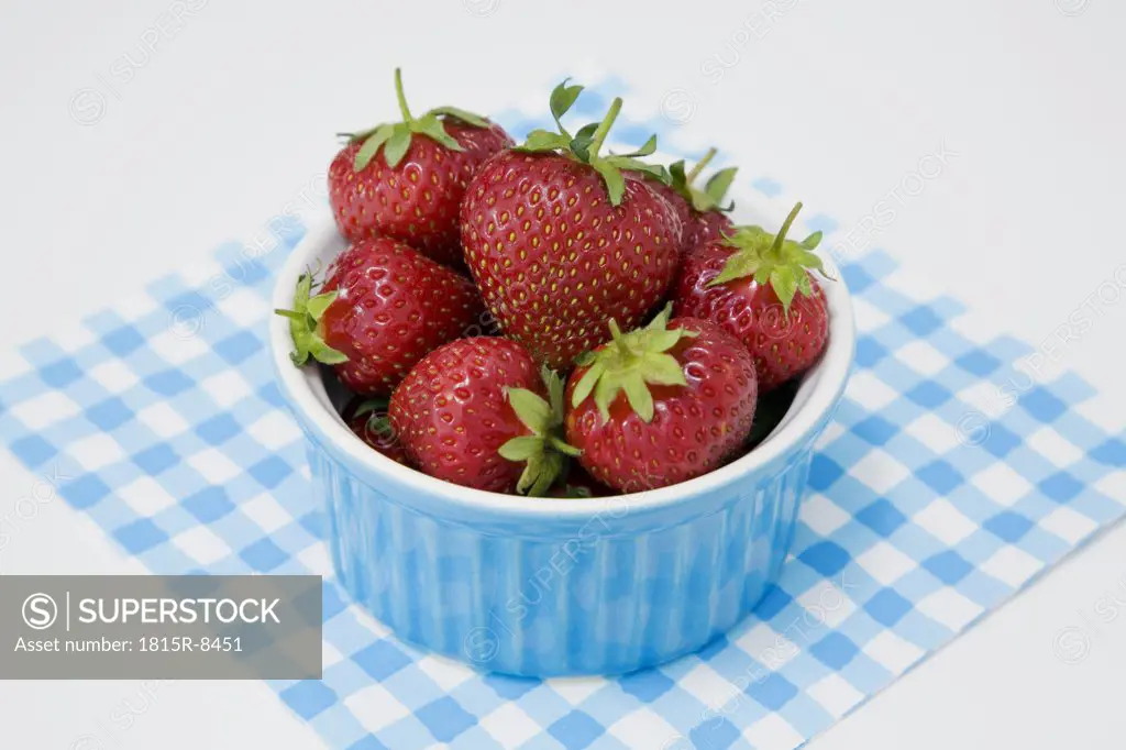Strawberries in bowl