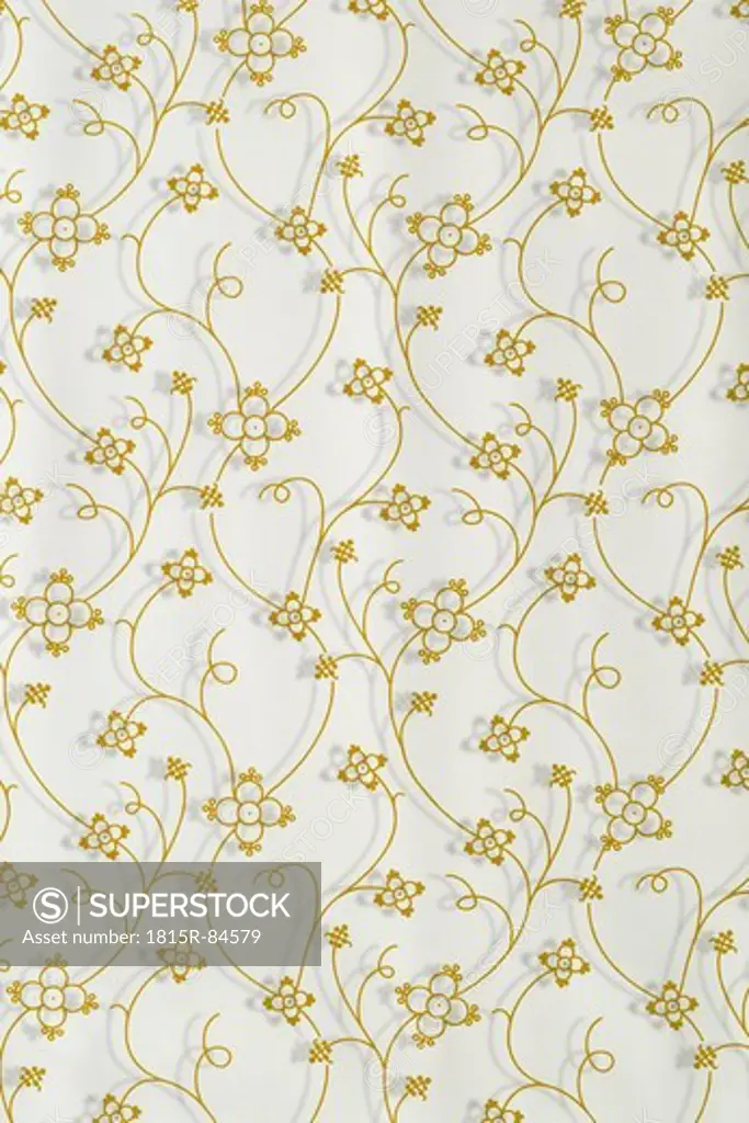 Close up of floral pattern