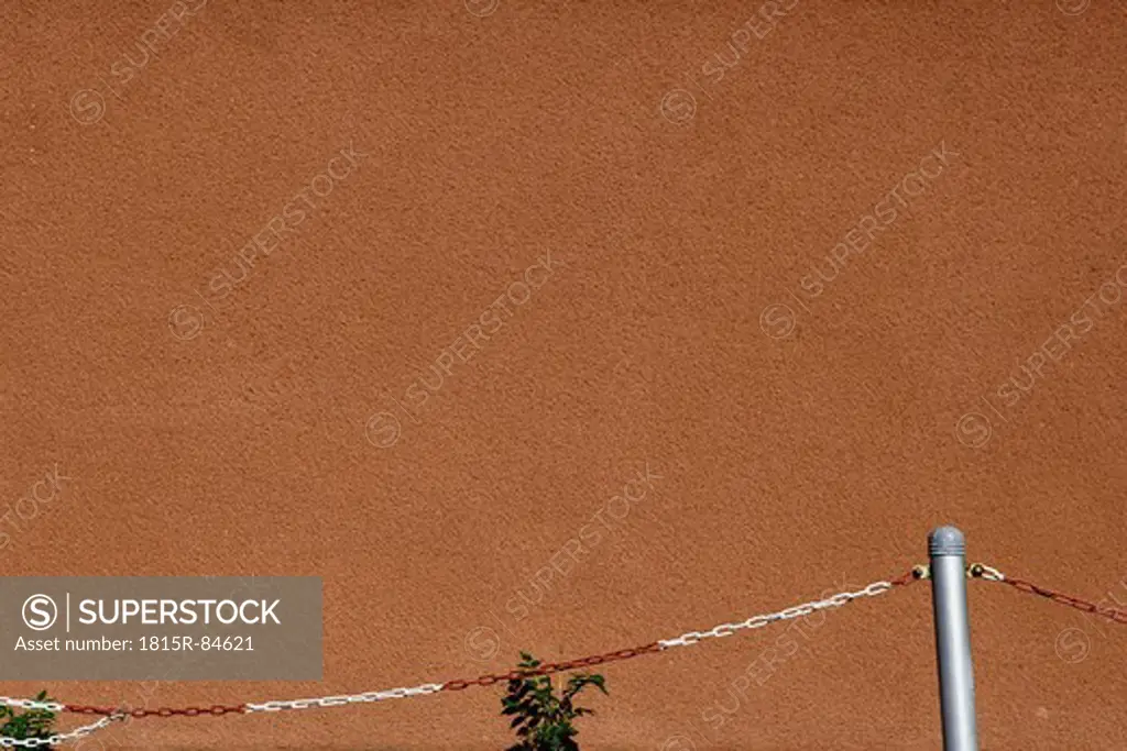 Germany, Offenbach, Wall with fence