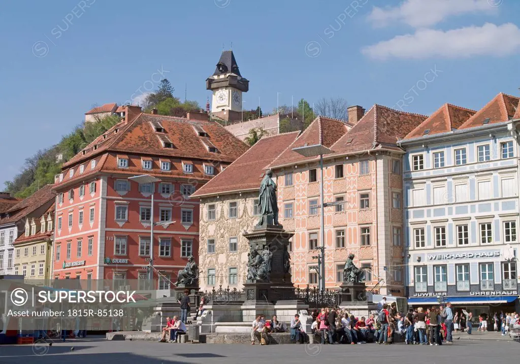Austria, Styria, Graz, Tourist in city