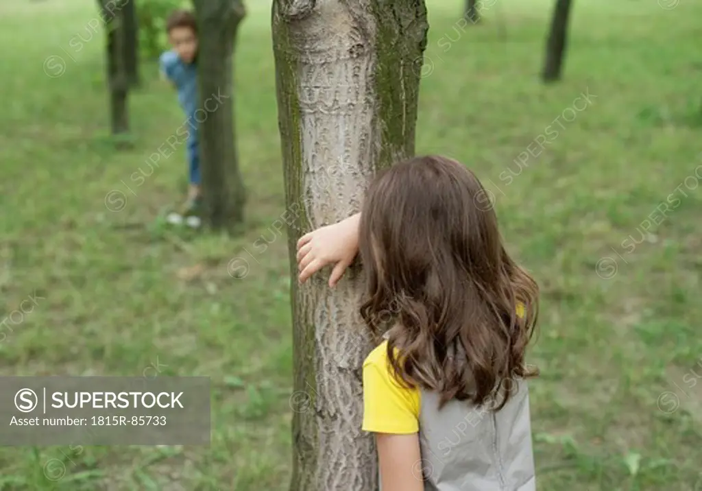 Romania, Children playing hide and seek