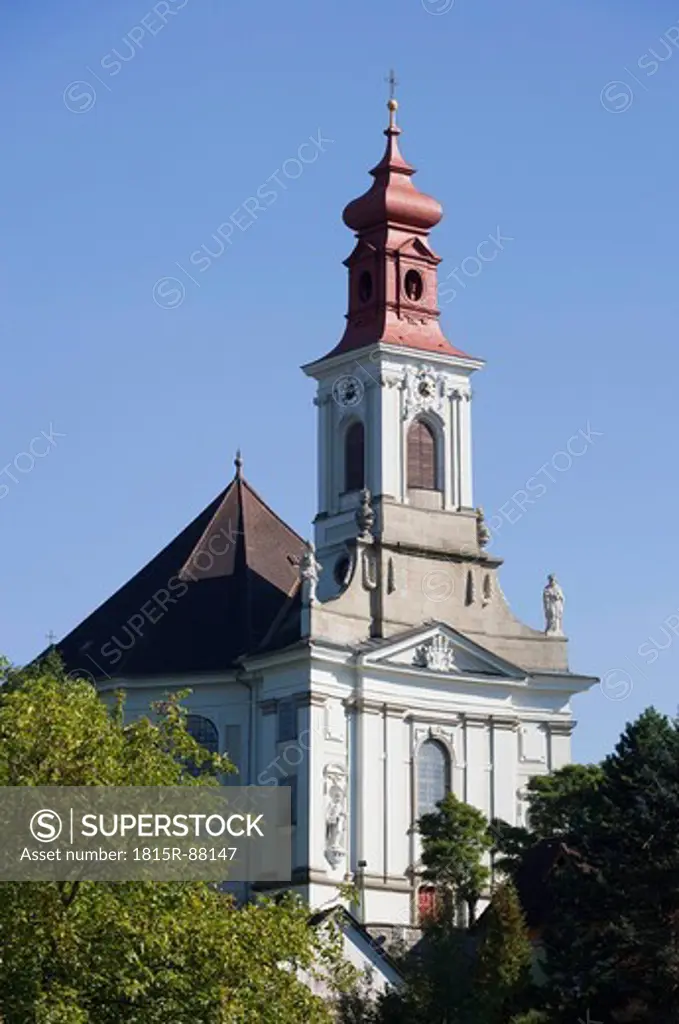 Austria, Lower Austria, Waldviertel, Hohenreich, View of marien wallfahrtskirche pilgrimage church