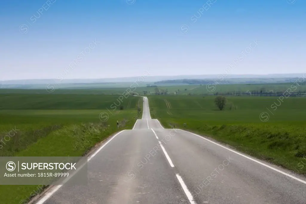 Germany, View of empty country road